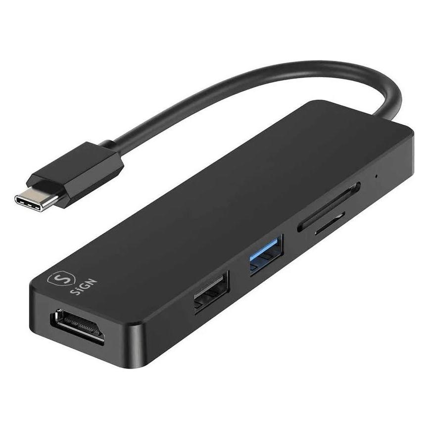 SIGN USB C zu (USB-C, 5 Ports) (SN-0003)