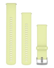 Garmin Schnellwechsel-Armband Silikon Zitrone/Edelstahl (010-13406-11)