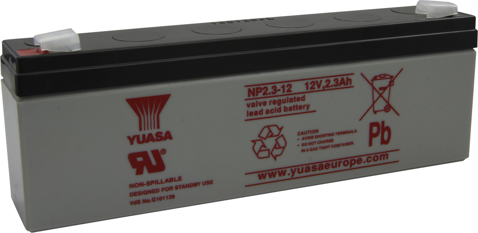 Yuasa Loodaccu geschikt voor Kontron Instruments MicroGas 7650