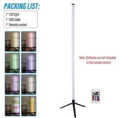 Uplift Picks LumiNordic RGB Corner Floor Lamp With Dimmable Scandinavian Ambient Mood Lighting LumiNordic RGB Corner Floor Lamp With Dimmable Scandinavian Ambient Mood Lighting