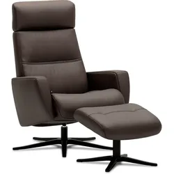 Relaxsessel Space mit Hocker Prime Choco Lieferung ohne Montage