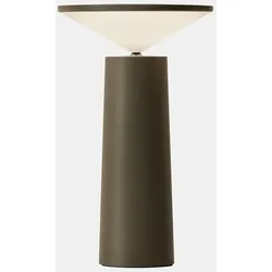 LEDS C4 Akku-LED Tischleuchte COCKTAIL, IP20, 3.5W 2700K, CRi >90, Kopf verstellbar, mit Touch-Dimmer (4-stufig), Olivgrau LEDS-10-8327-EX-EX