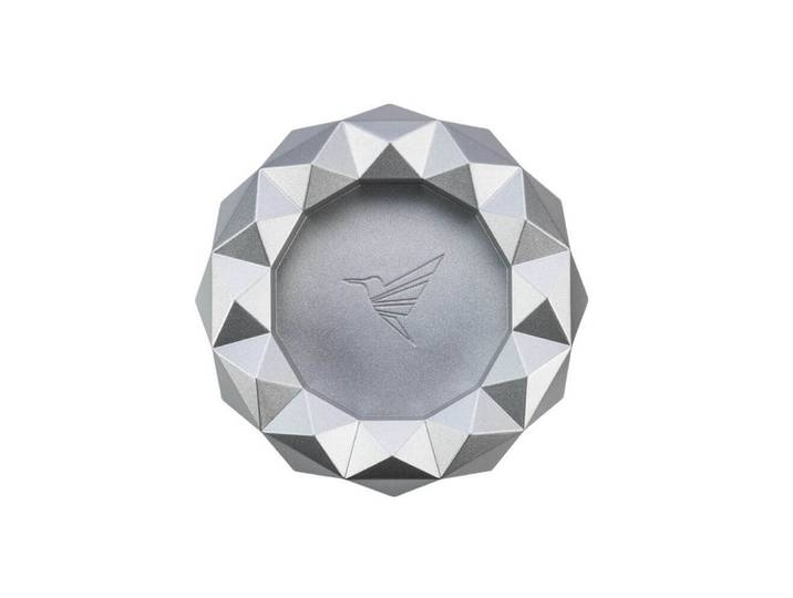 Colibri 1928 Aschenbecher Quasar AT300T - Zigarrenascher aus Metall - 4 Ablagen - 3D Design, 4 Ablageplätze