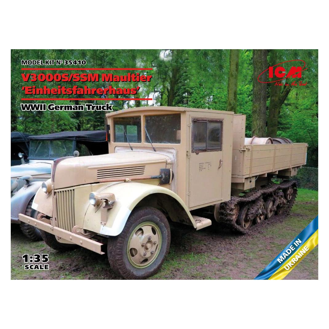 ICM V3000S/SSM Maultier Einheitsfahrerhaus, WWII German Truck (35410)