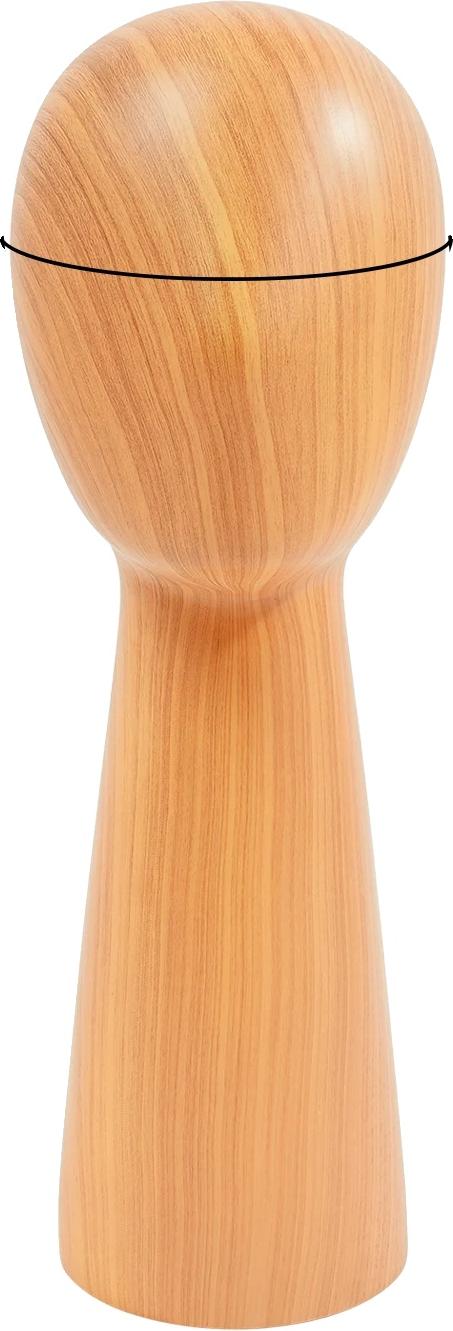Präsentationsstand, stilvolles Design, langlebiges Material, Dunkle Holzfarbe