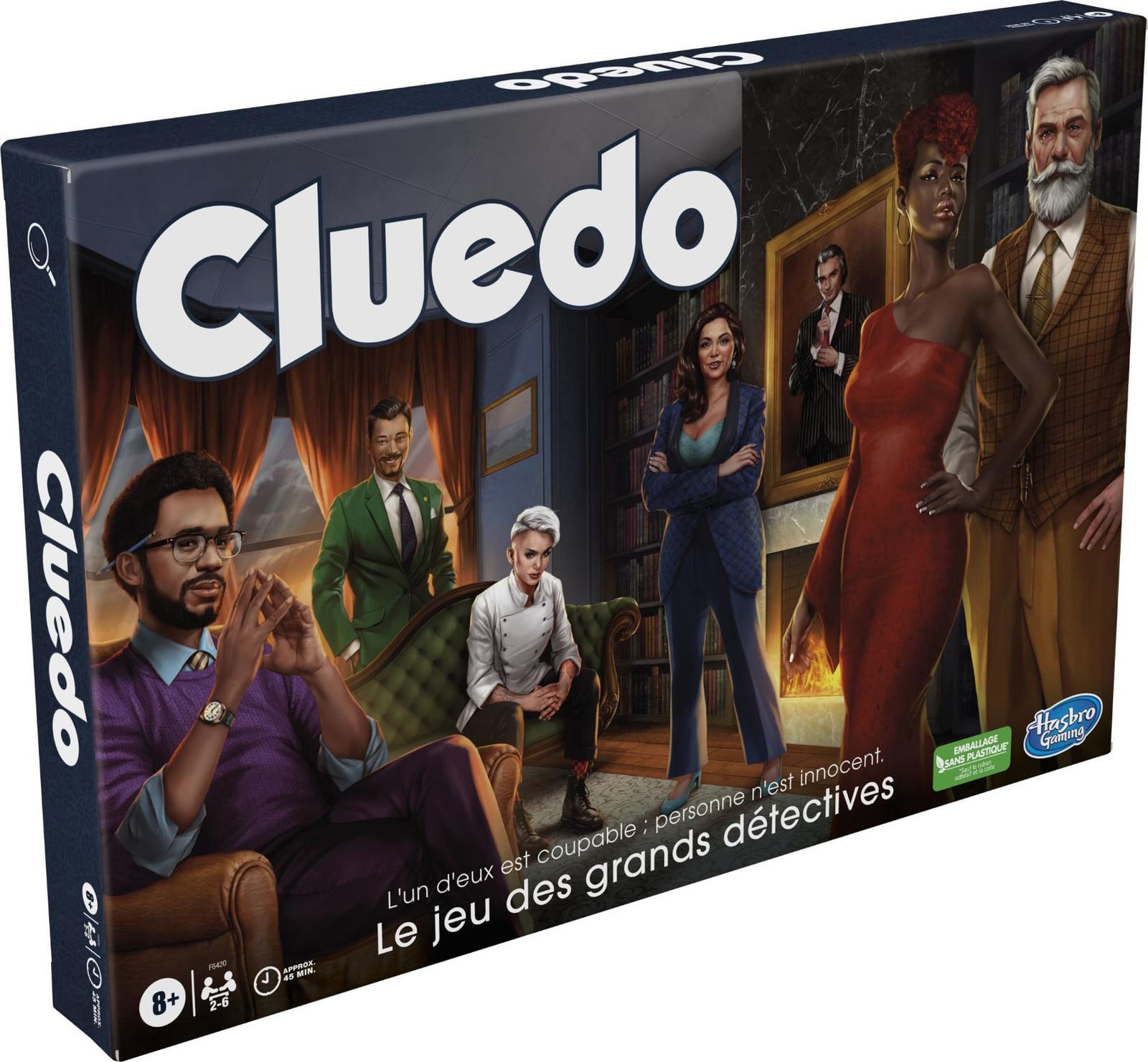 Hasbro Gaming Cluedo met 8 rokken en jurken