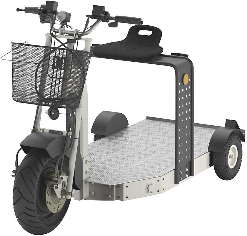 kaiserkraft Factory Scooter, Länge 1750 mm, ohne Straßenzulassung