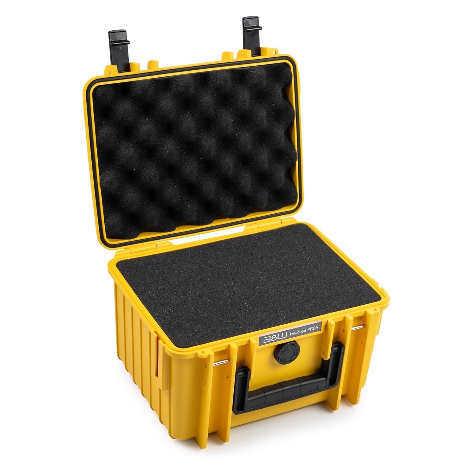 B&W International Outdoor Case Type 2000 mit Schaumstoff Inlay (Fotokoffer, 7 l) (2000/Y/SI)