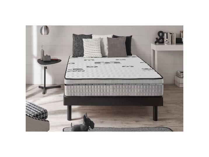 Matelas Mousse Naturalex TOP-CARBONE 140x200 cm Bio Memory®+ HQ Aero Latex®+ effet régénérateur + Actif