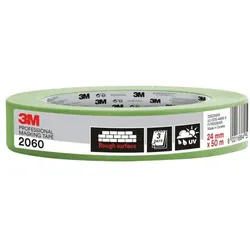 3M Malerabdeckband »2060« 24 mm x 50 m grün, 2.4 cm