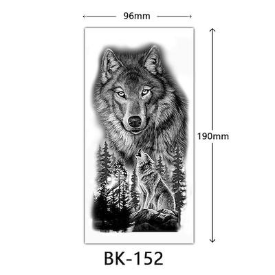 grenzüberschreitende exklusive Skizzen-Blumen-Tattoo-Aufkleber. Skizzen-Tattoo-Aufkleber. Rosen-Blumen-Schwarz-Weiß-Blumen-Tattoo