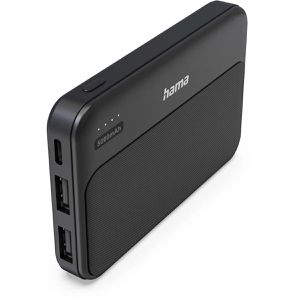Hama Powerbank Power Pack Pocket 5, 5000mAh, 2x USB-A, Ladeleistung 10,5 Watt