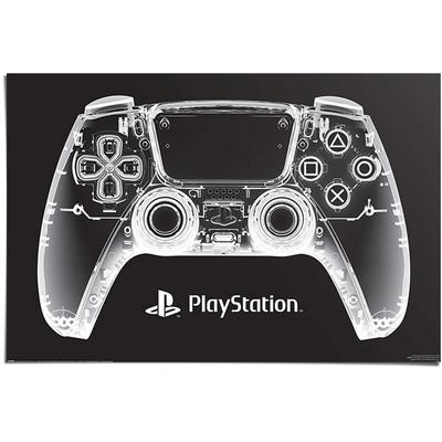 Poster REINDERS "PS Controller", schwarz (farbe bild(er): schwarz, weiß), B:91,5cm H:61cm T:0,1cm, Papier, Bilder, Poster