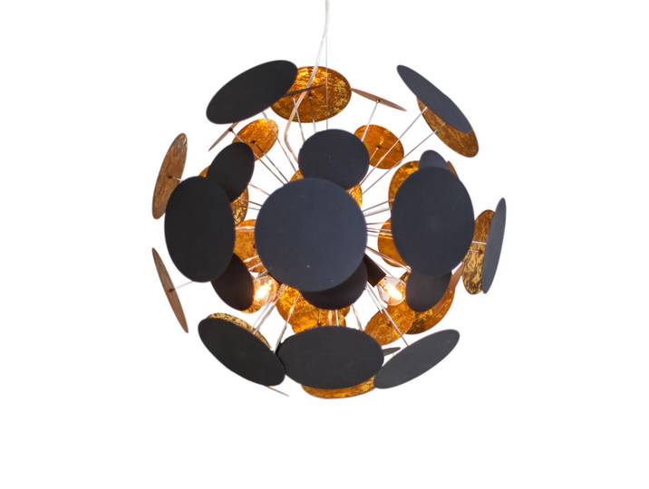 By Rydéns Planet Pendelleuchte 50cm Schwarz-gold