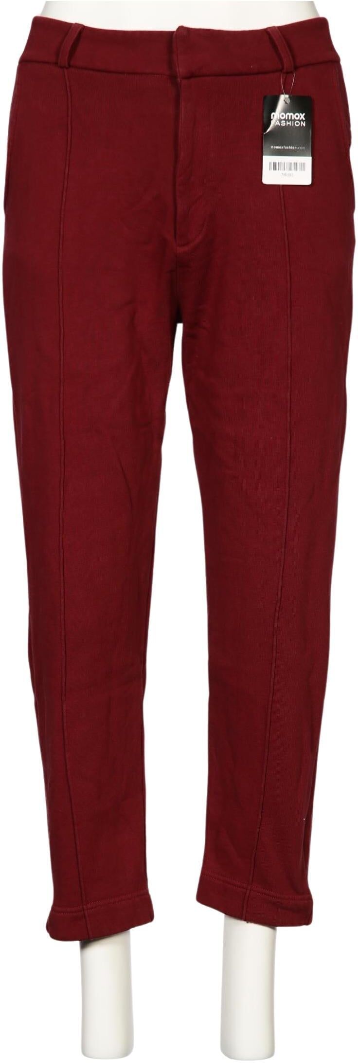 Viktor&Rolf Damen Stoffhose, Bordeaux, Gr. L, Baumwolle - Second Hand