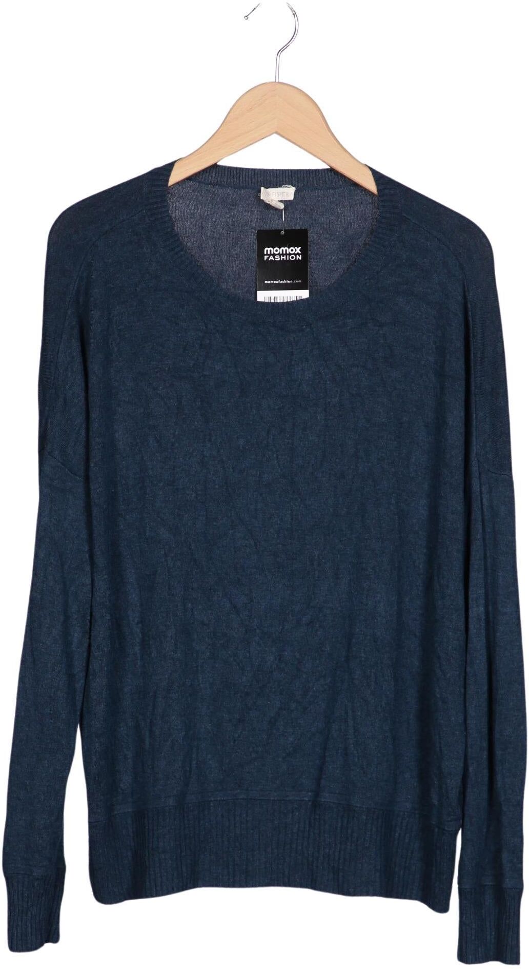 Eileen Fisher Damen Pullover, Marineblau, Gr. M, Viskose / Synthetik / Elasthan - Second Hand