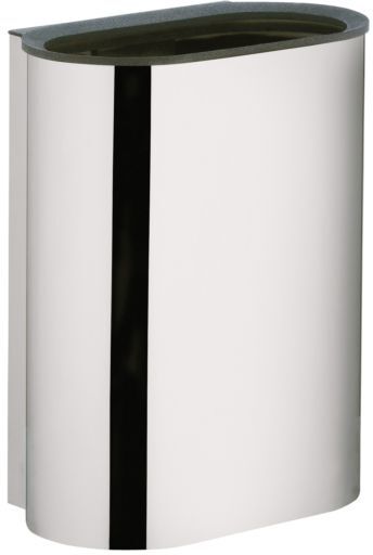Keuco Abfallsammler Plan 14988170000 wandhängend, Aluminium silber-eloxiert