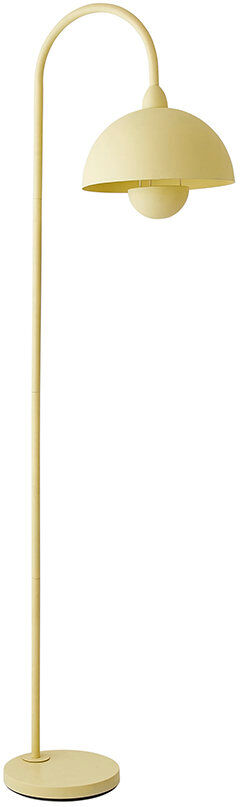 17 Stories Stoiko Arched Floor Lamp Yellow 160