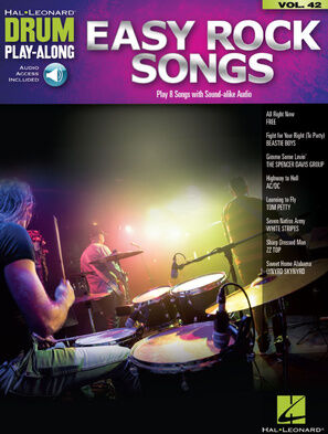 Hal Leonard Drum Play-Along Easy Rock