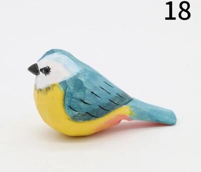 Inspired Living Hand Carved Wooden Bird Figurine For Rustic Home Decor And Bird Lover Gifts 18