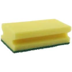 Vliesschwamm Reinigungsschwamm Scheuerschwamm Putzschwamm Gelb Grün