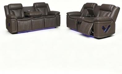 AC Pacific Electra Luxury Multi Piece Power Reclining Living Room Set