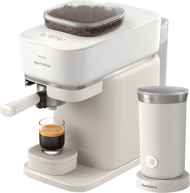 Philips Baristina BAR308/00 Koffiemachine met Melkopschuimer - Wit