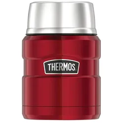 THERMOS Lunchpot  STAINLESS KING FOOD JAR ¦ rot ¦ Edelstahl