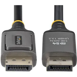 StarTech .com DP21V-50C-DP54-CABLE, 0,5 m, DisplayPort, DisplayPort, Mâle, Mâle, 15360 x 8640 pixels (0.50 m), Videokabel, Schwarz