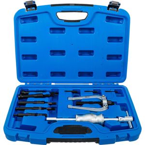 BGS-technic Lagerabzieher 7710, 10-tlg, für Grundloch & Innenlager, Spannweite 6 - 30 mm