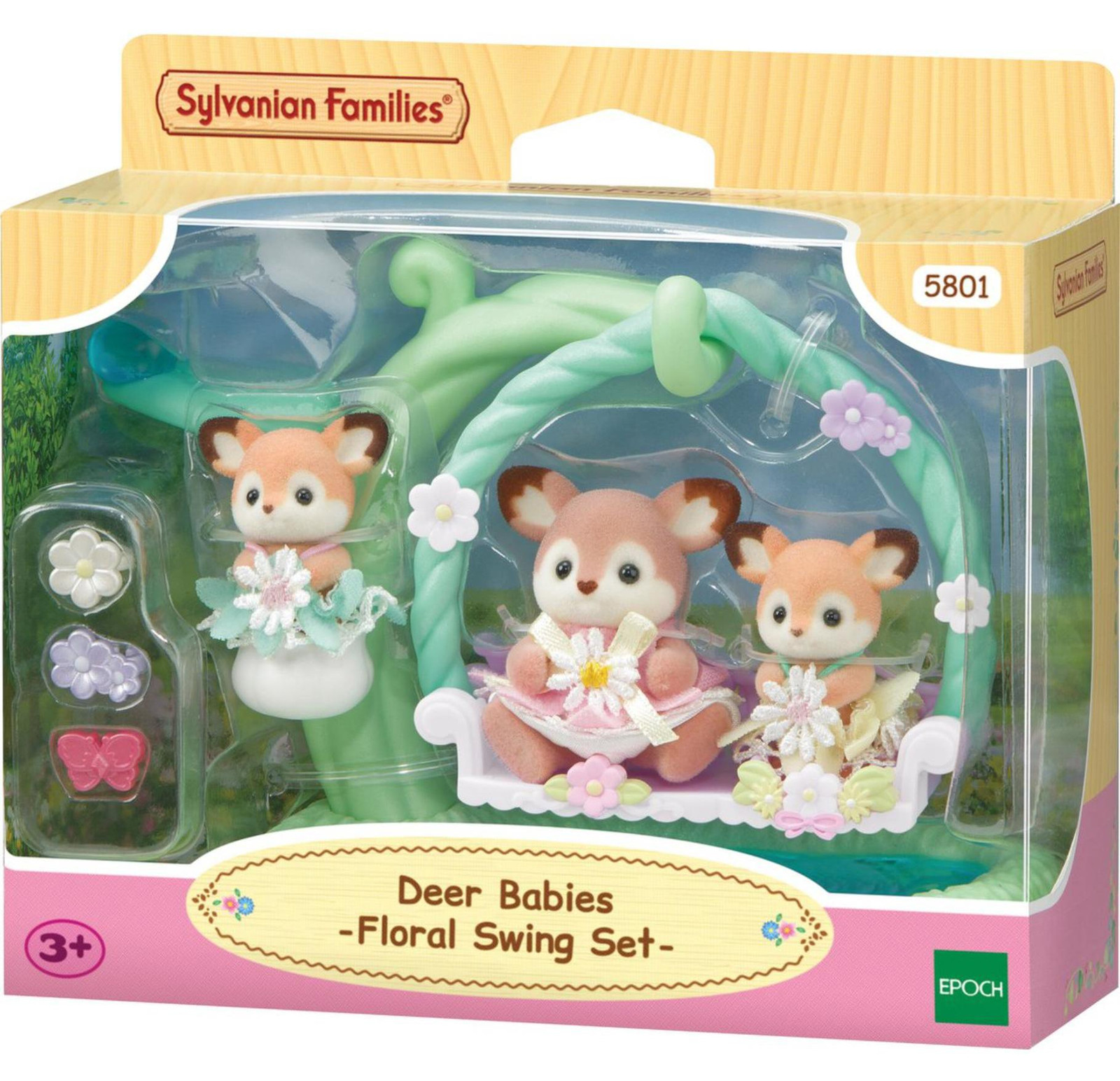 Sylvanian Families Baby Doe en Schommel - 5801