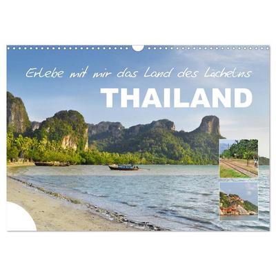 Erlebe mit mir das Land des Lächelns Thailand (Wandkalender 2027 DIN A3 quer), CALVENDO Monatskalender