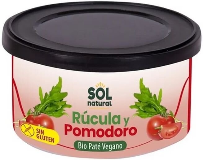 Sol Natural Paté De Rúcula E Pomodoro Bio Vegan