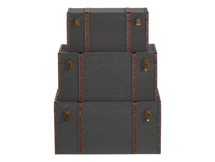 Set 3 malles BUFFALO Gris