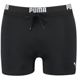 Puma Badehosen Logo Swim Trunks Schwarz Medium Herren
