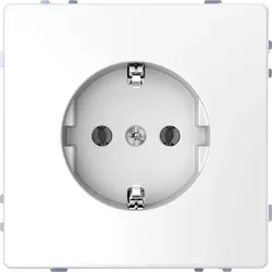 Merten MEG2400-6035 SCHUKO-Steckdose, erhöhter Berührungsschutz, Schraub-Liftklemmen, Lotosweiß,System Design MEG24006035