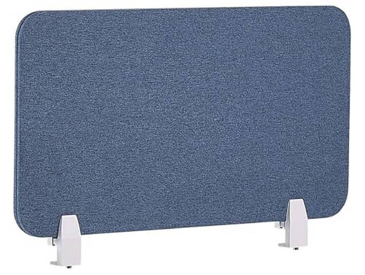 Schreibtisch Trennwand Akustik Polster blau 72 x 40 cm Schallschutz Wally