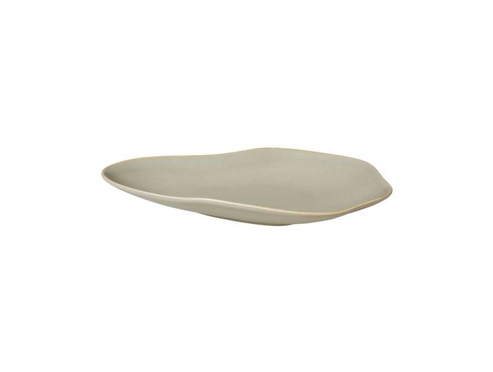 Broste Copenhagen Assiette Limfjord 14x24 cm Soft brown