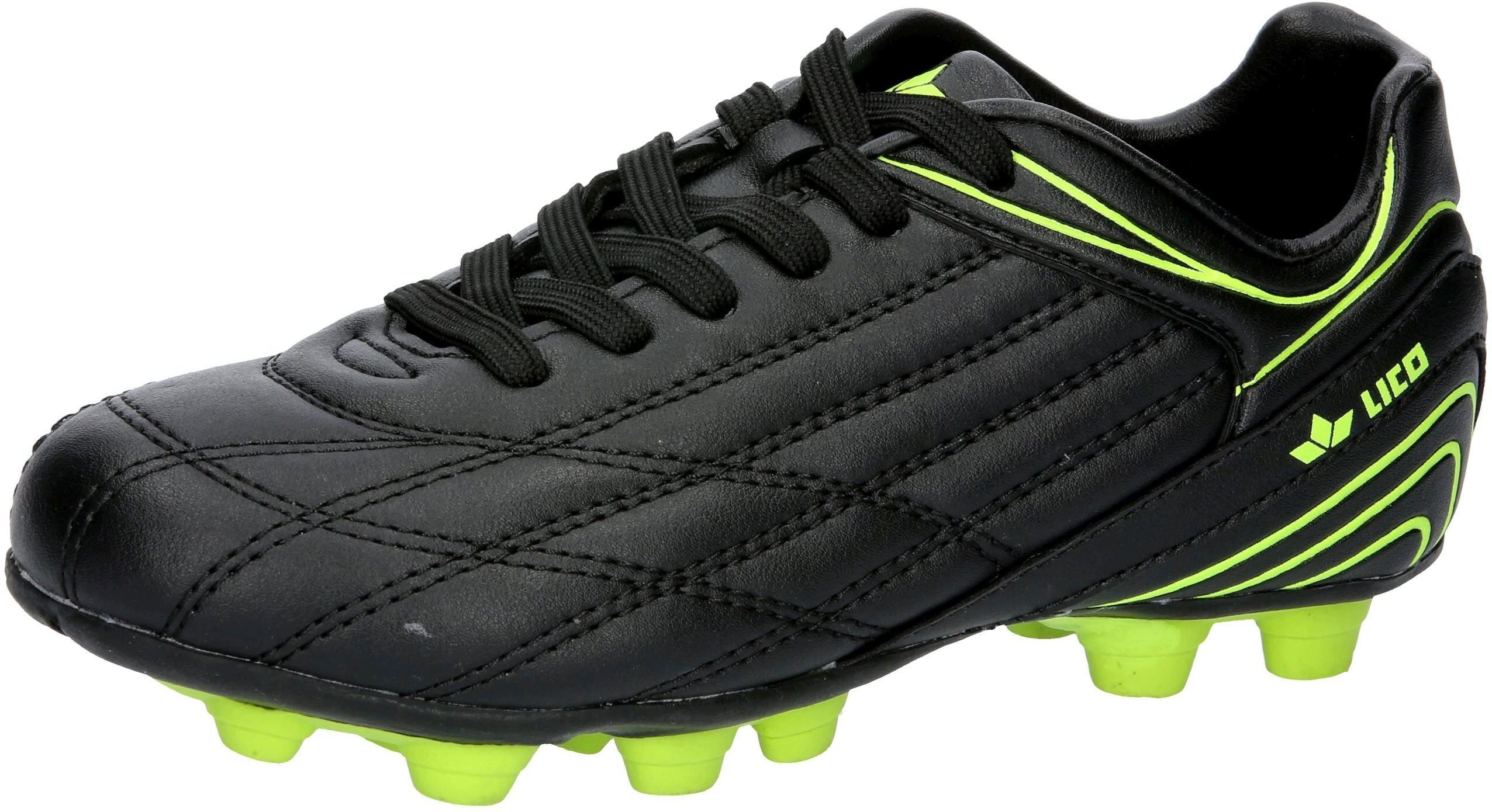 Fussballschuh LICO "Fussballschuhe Soccer Champ", Herren, Gr. 31, schwarz, Synthetik, Schuhe Fussballschuh schwarz 31