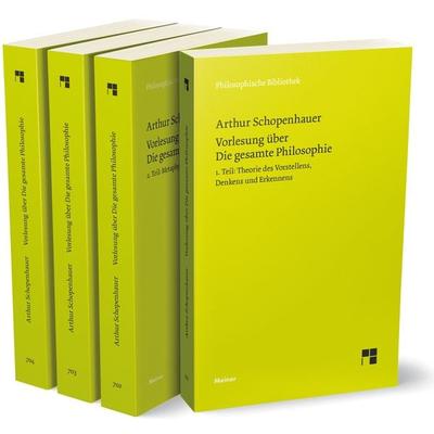 Vorlesung über Die gesamte Philosophie oder die Lehre vom Wesen der Welt und dem menschlichen Geiste, Bde. 1-4 (Set), Taschenbuch von Arthur