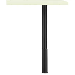 Naber Stützfuß Trampolo 1 rund, schwarz matt geperlt, 620-800mm 3011090