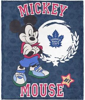 NHL Disney Mickey Mouse Baller Silk Touch Throw Blanket