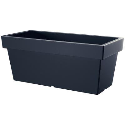 Blumenkasten PROSPERPLAST "Lofly case", grau (anthrazit), B:79,2cm H:33,4cm T:35,2cm, Kunststoff, Pflanzgefäße, BxTxH: 79,2x35,2x33,4 cm