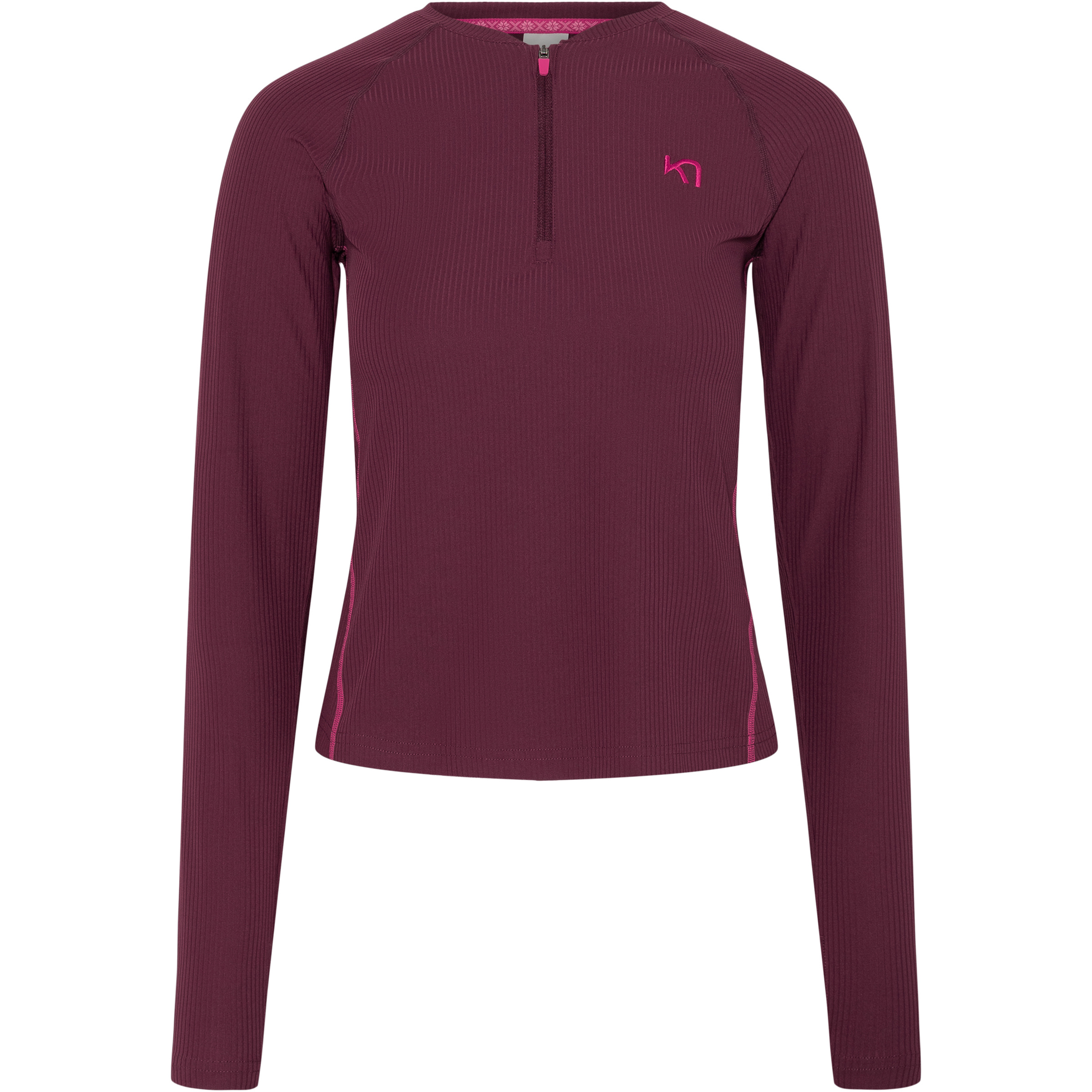 Kari Traa Linnea Damen Longsleeves lila Größe L Trekking Elastisch