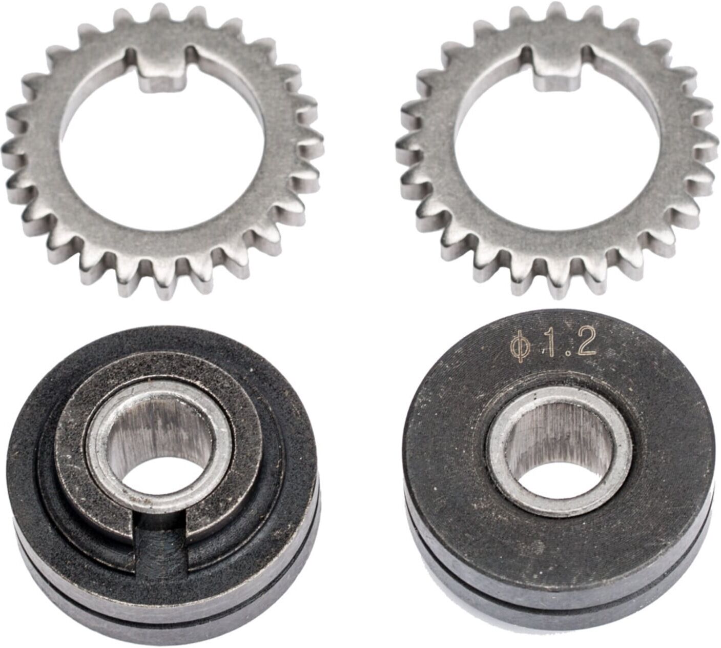 schweisskraft Vorschubrollenpaar mit Zahnkranz 1,2 mm Massivdraht (1033603)