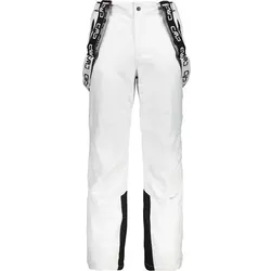 CMP Herren Latzhose Herren Skihose Salopette - Normalgröße, Größe 46 in Weiß 001