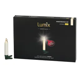 KRINNER Christbaumkerze kabellos Lumix Superlight mini 6er Erweiterung elfenbein