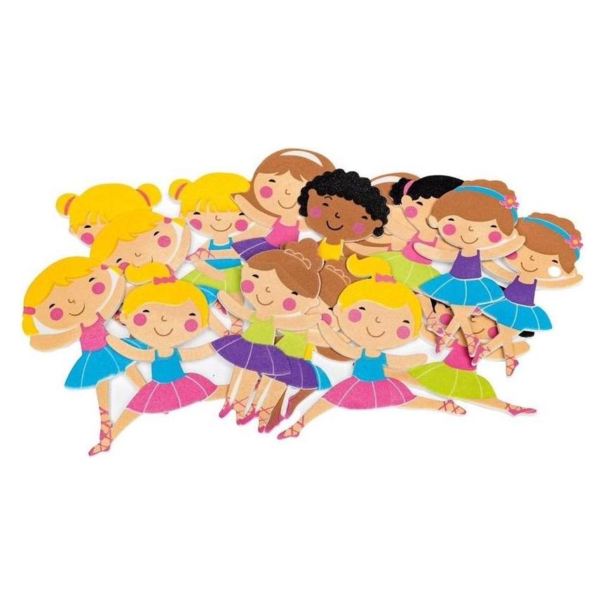 Brewis Tanzschaumaufkleber 16 Stk (16 Sticker) (47603880)