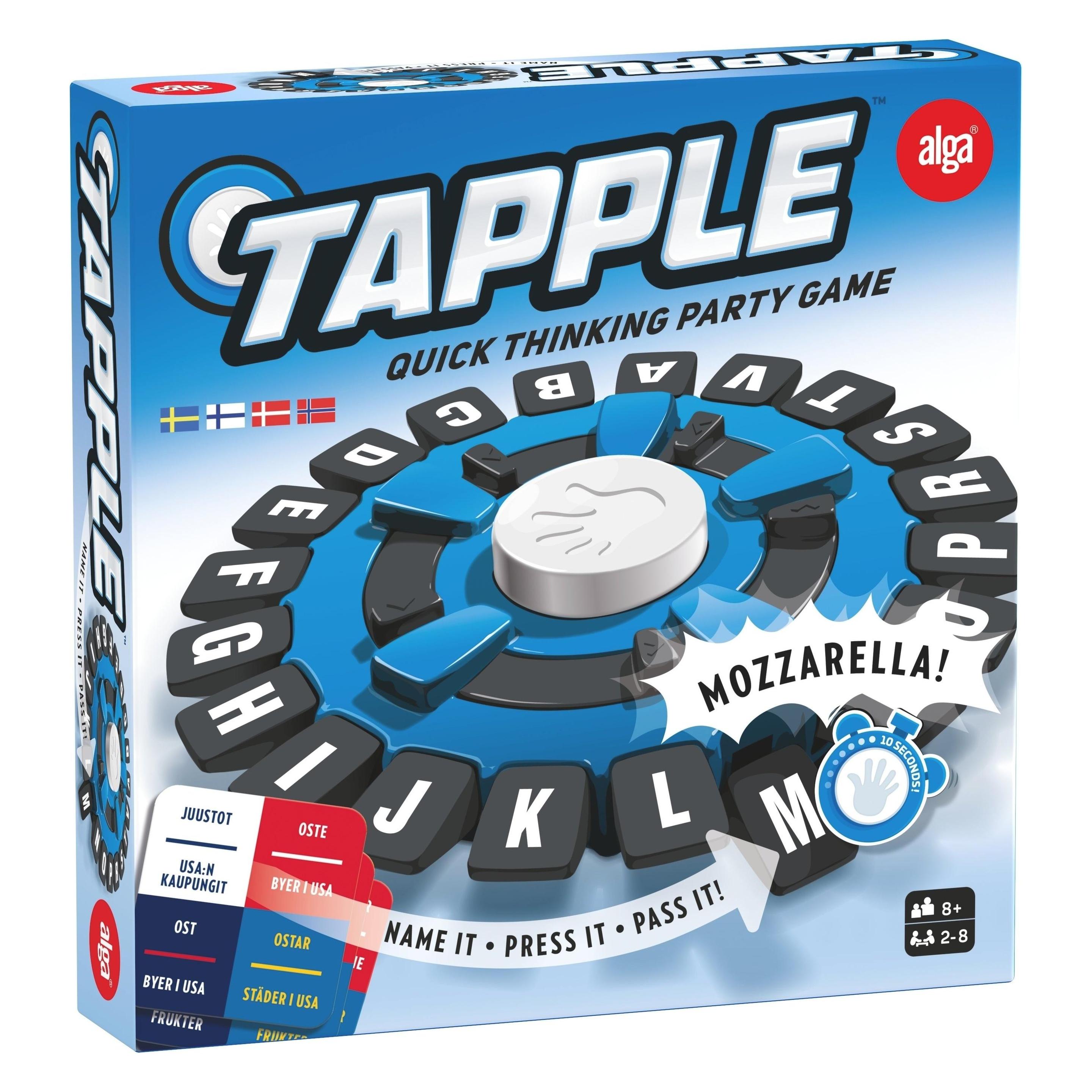 Alga Tapple Party Game (Dänisch, Finnisch, Norwegisch, Schwedisch, 2 - 8 Spieler) (38018523)