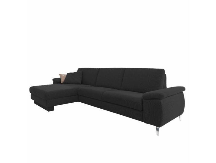 Akad'or Colombia Sofa - links , Textilgewebe Q2 uni black , Komf